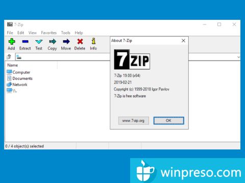 7zip, Aplikasi wajib terbaik untuk Windows 10