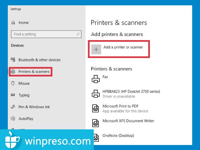 cara menambahkan printer baru ke windows 10