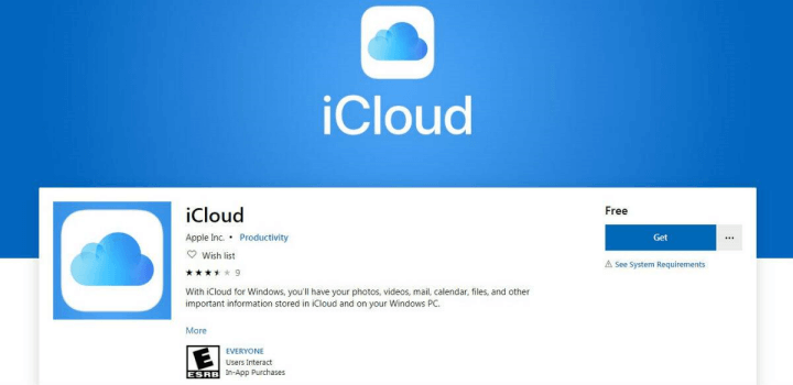 aplikasi icloud untuk windows 10