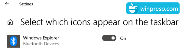 cara memunculkan icon bluetooth di taskbar