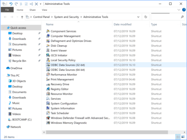 gambar 1 administrative tools windows 10