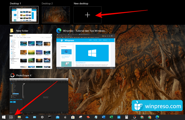 gambar 1 virtual desktop windows 10