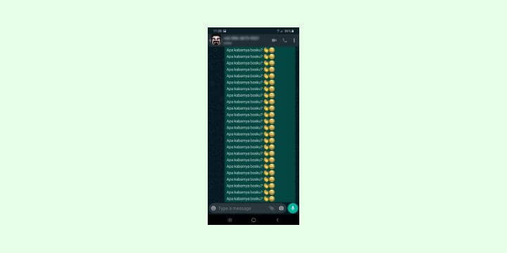 text repeater for whatsapp