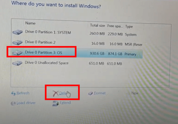 1 cara menggabungkan partisi saat install ulang windows 10