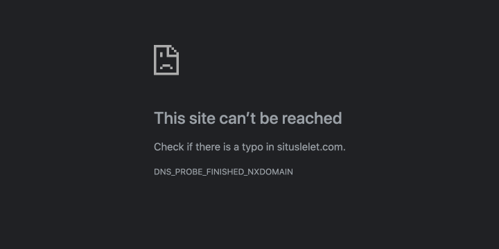 mengatasi this site cant be reached